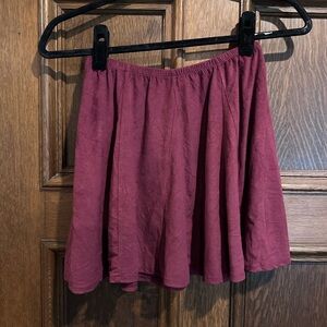 Brandy Melville burgundy Skirt